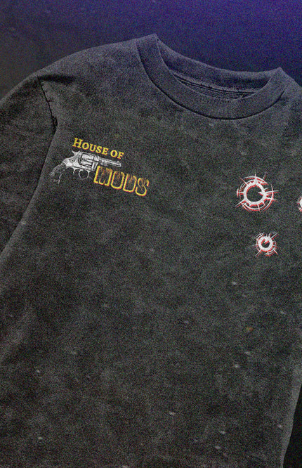 ACID WASH STREETWEAR T-SHIRT - PUMPED UP KICKS