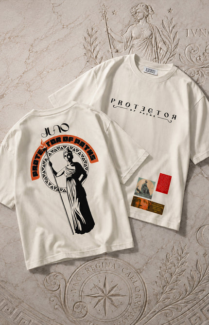 GRAPHIC PRINT STREETWEAR T-SHIRT - ROMAN GODDESS