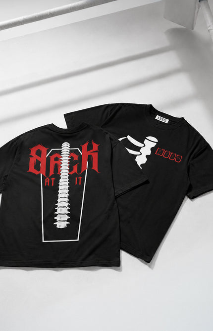 GRAPHIC PRINT STREETWEAR T-SHIRT - BACK AT IT