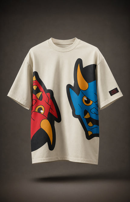 OVERSIZED BOLD GRAPHIC STREETWEAR T-SHIRT - ONI