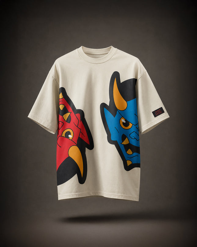 OVERSIZED BOLD GRAPHIC STREETWEAR T-SHIRT - ONI