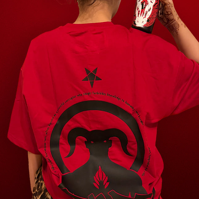 OVERSIZED GRAPHIC STREETWEAR T-SHIRT - FALLEN ANGEL