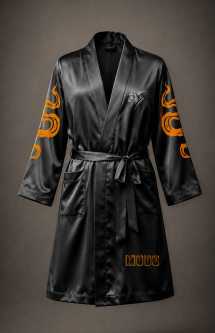 JAPANESE KIMONO ROBE - KITSUNE MASK
