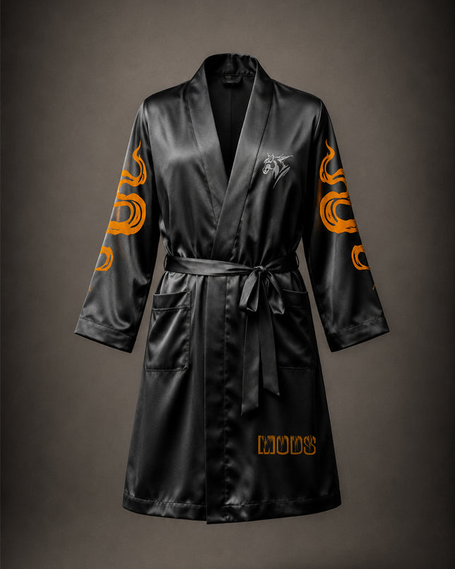 JAPANESE KIMONO ROBE - KITSUNE MASK