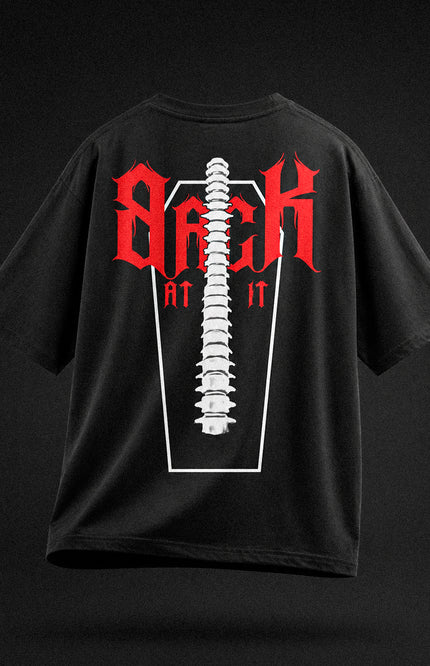 GRAPHIC PRINT STREETWEAR T-SHIRT - BACK AT IT