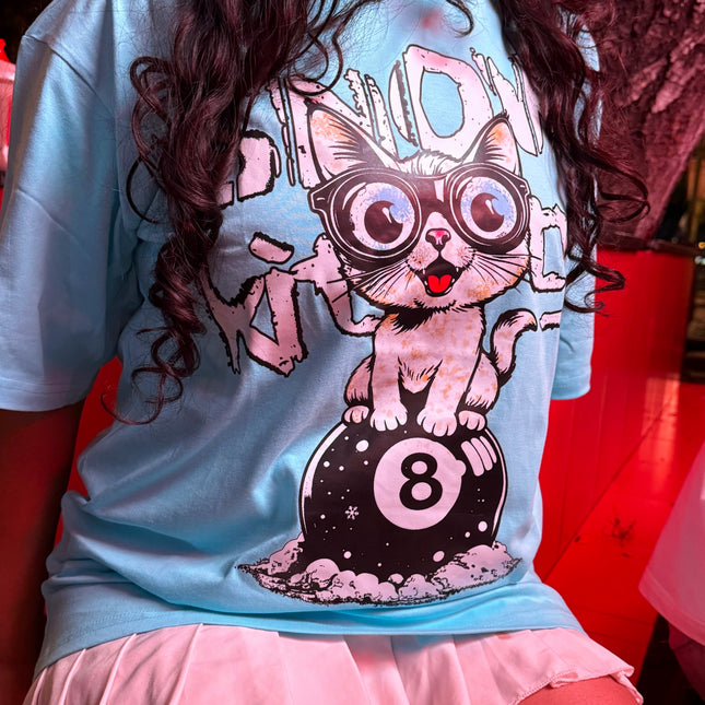 GRAPHIC PRINT STREETWEAR T-SHIRT - SNOW KITTY