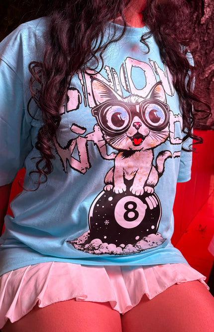 GRAPHIC PRINT STREETWEAR T-SHIRT - SNOW KITTY