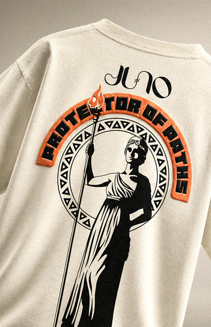 GRAPHIC PRINT STREETWEAR T-SHIRT - ROMAN GODDESS
