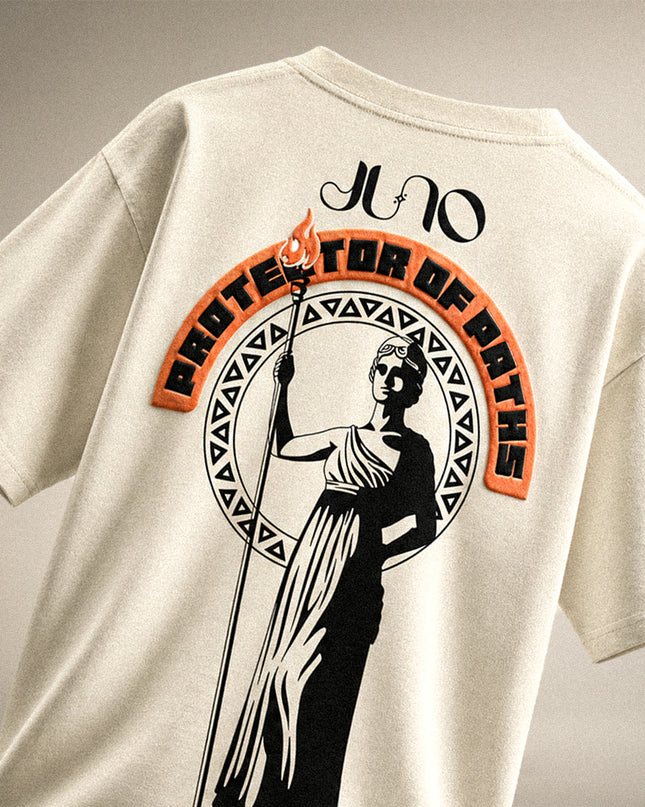 GRAPHIC PRINT STREETWEAR T-SHIRT - ROMAN GODDESS