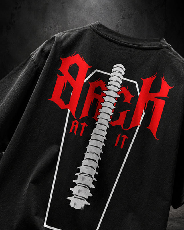 GRAPHIC PRINT STREETWEAR T-SHIRT - BACK AT IT